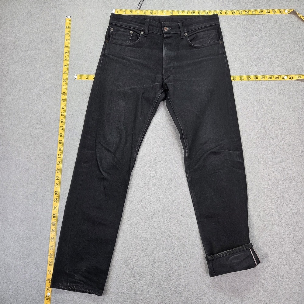 Railcar Fine Good Heavy Selvedge Jeans Mens Straight Denim Made USA Fits‎ 32x29